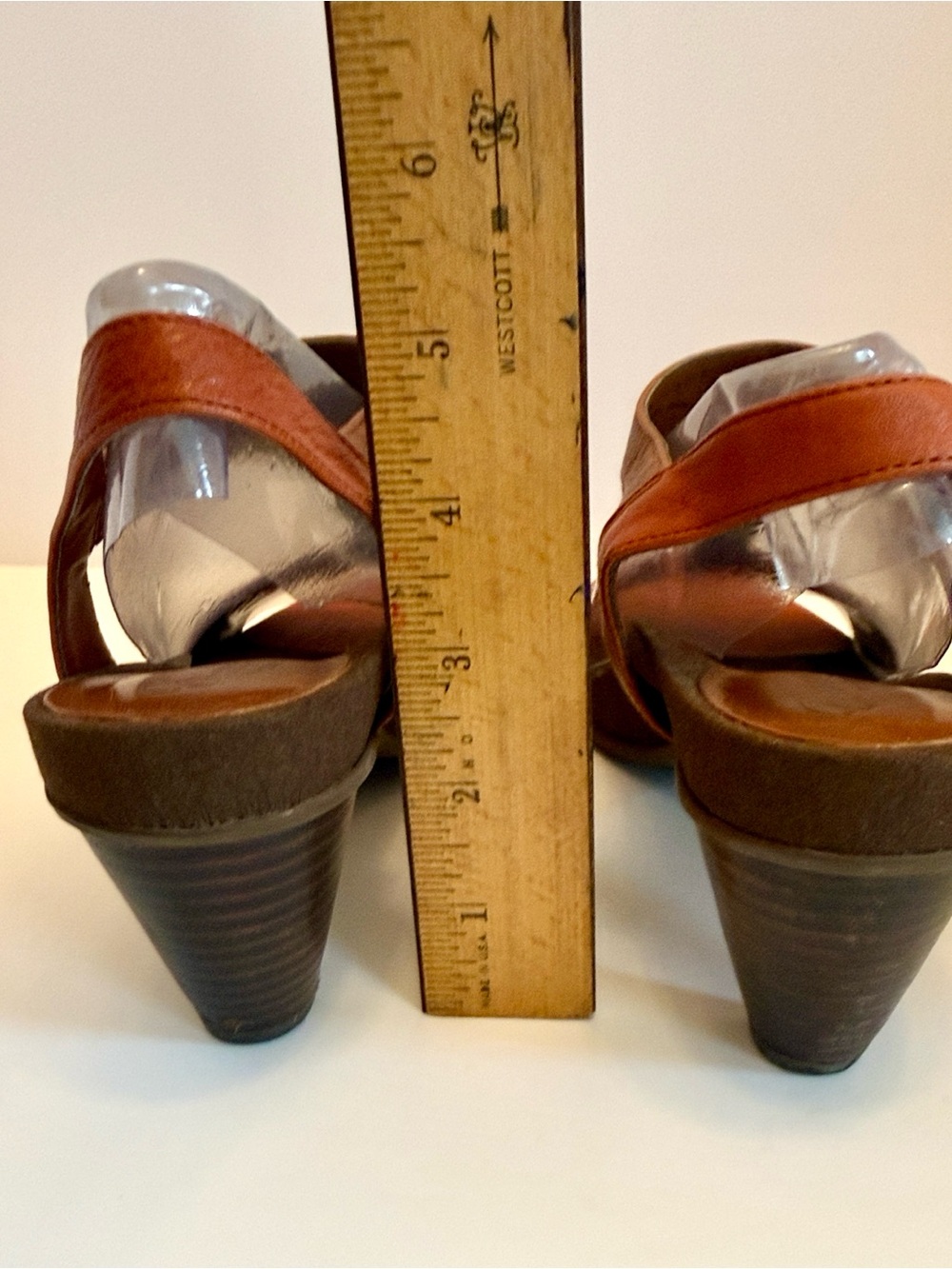 Aetrex Essence Tanya T-Strap Orthotic Sandals Ginger/Wheat EJ402 Womens Size 7 - Picture 6 of 12